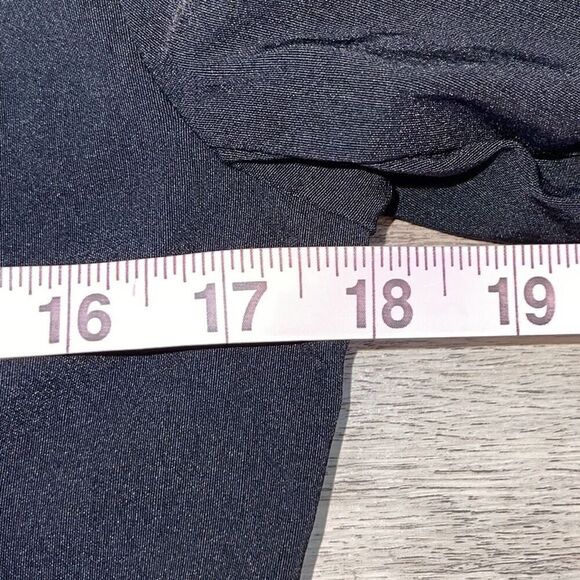 Dalia Womens Long Sleeve Collared Rayon Blend Button Front Jacket Black Size 4 - Picture 7 of 8